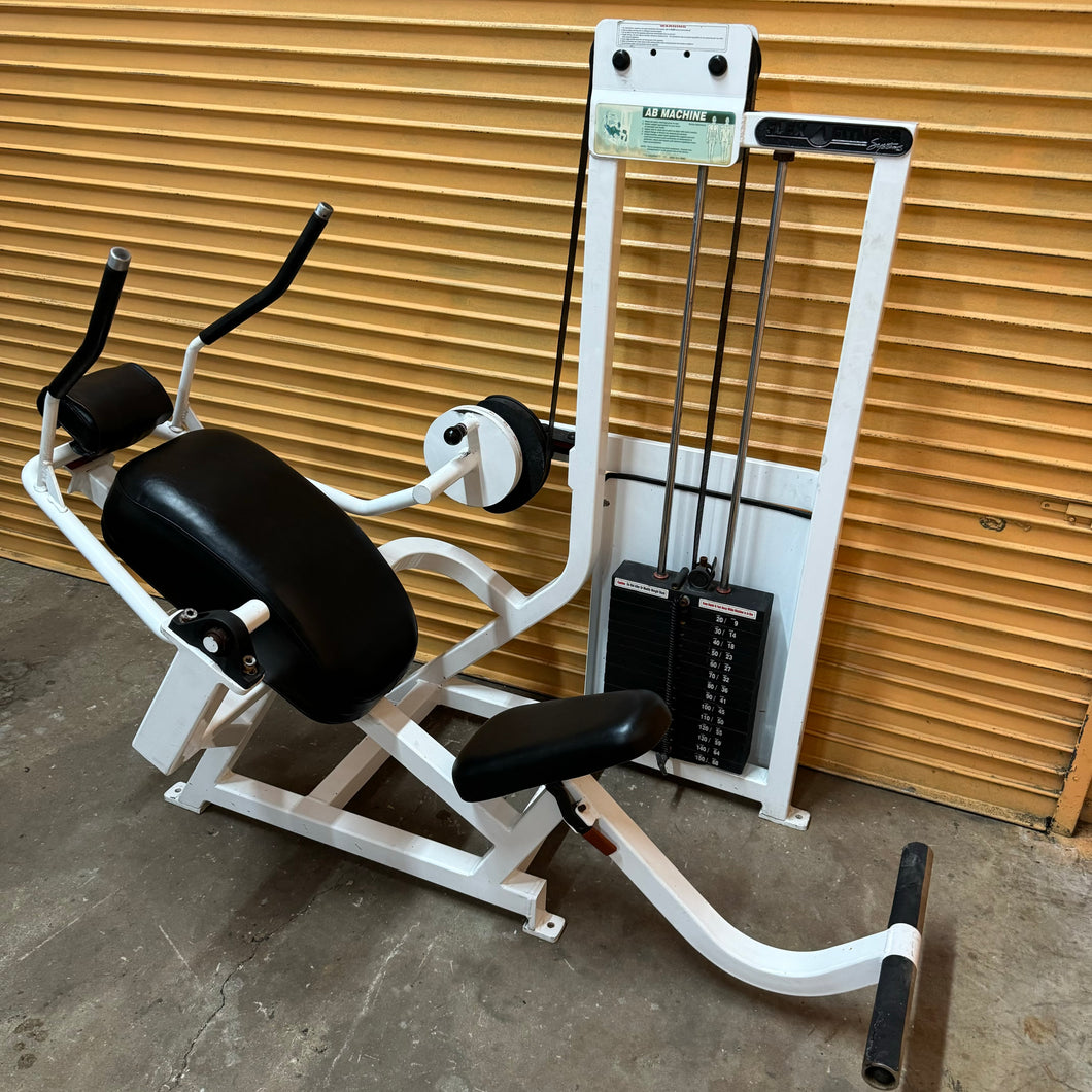 Flex Fitness Ab Crunch / Abdominal Machine New Upholstery Davenport